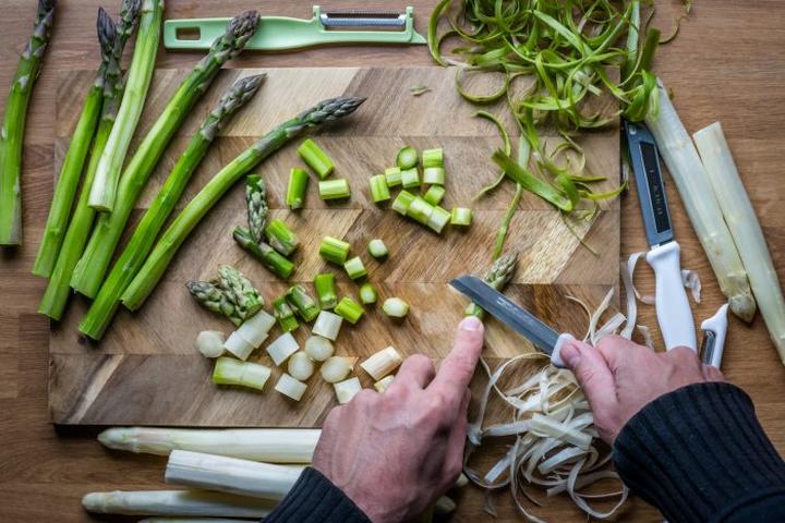Asparagus w diecie