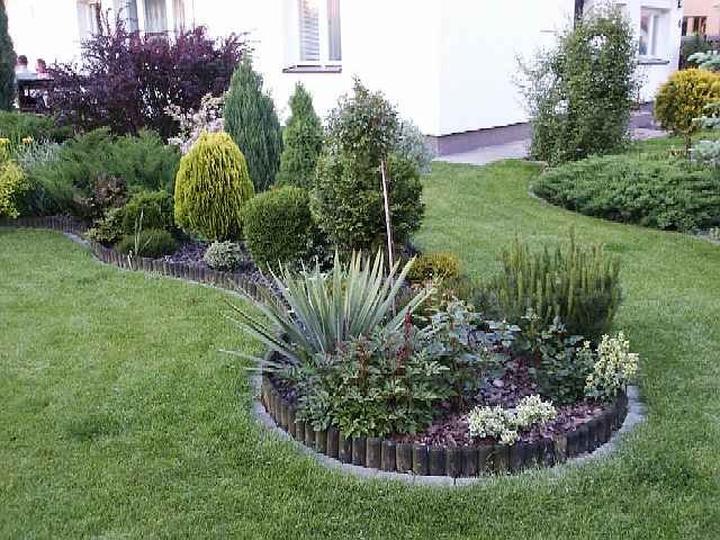 Nietypowe kształty klombów