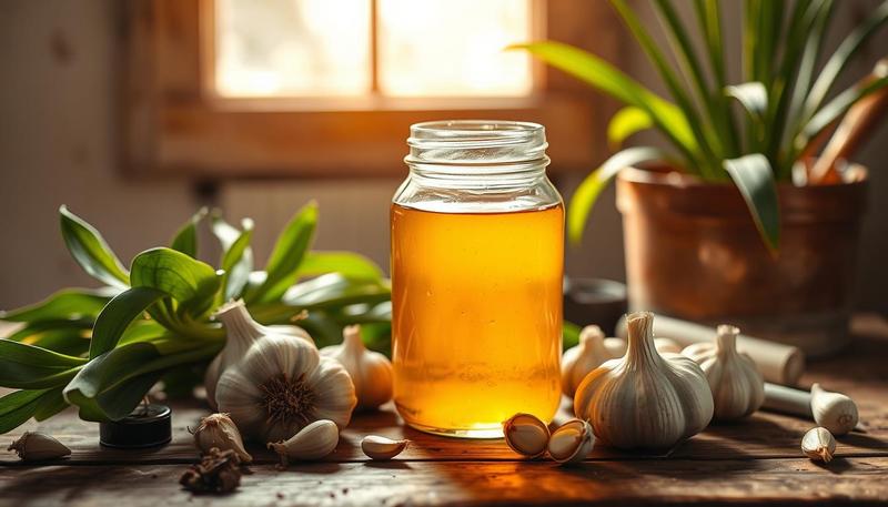 Przygotowanie nawozu czosnkowego